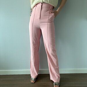 Princess Polly Pink High Waist Straight Leg Pants